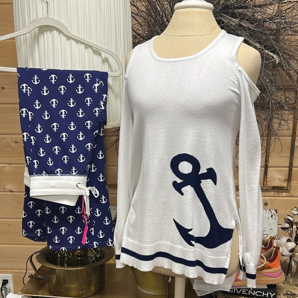 NWT 2 piece nautical set